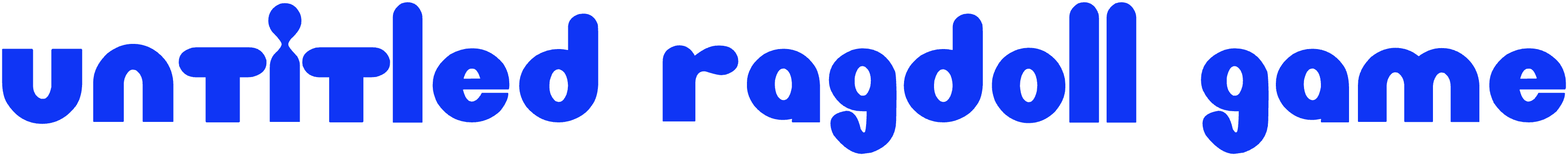 Untitled Ragdoll Game Logo